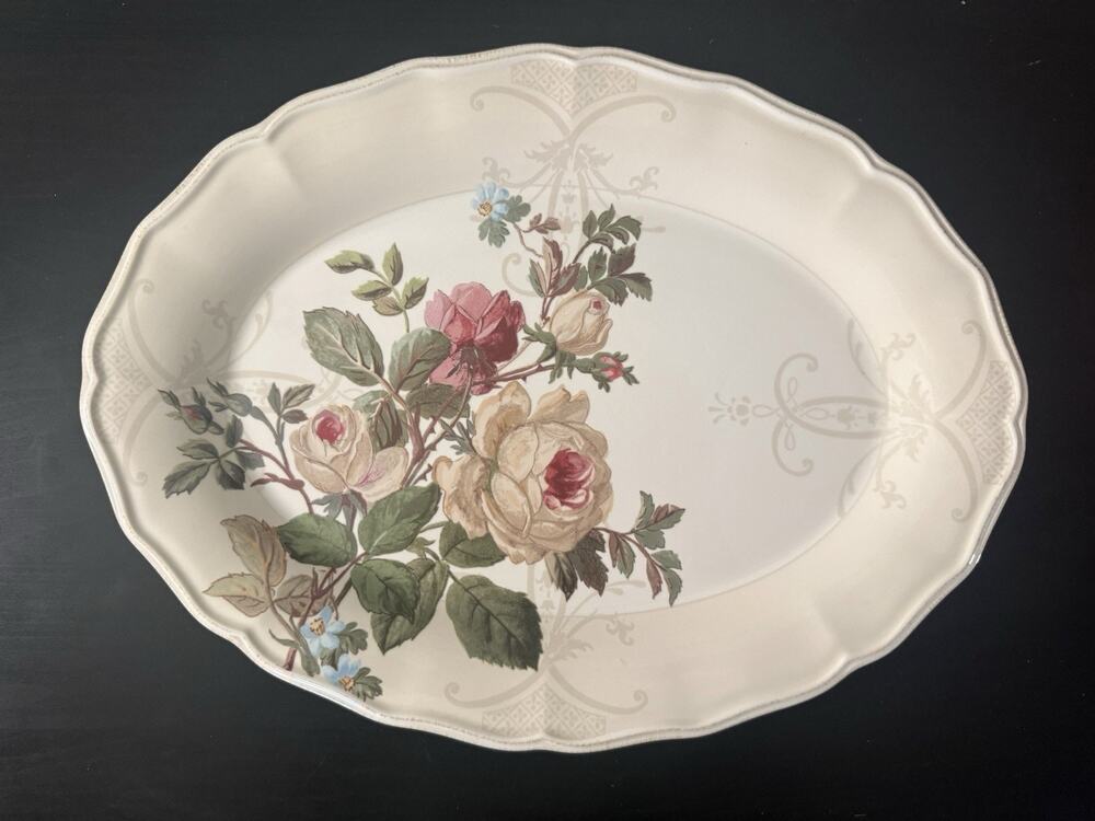 Lenox Accoutrements by Anna Griffin Serving Platter Plate Sweet Briar Rose